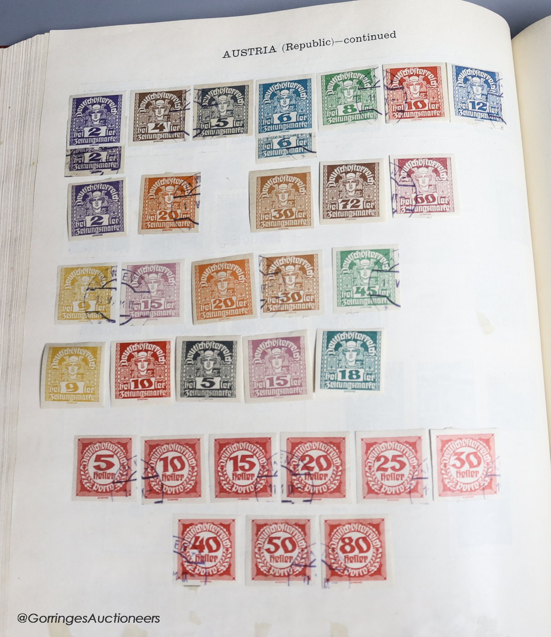 The Ideal postage stamp album